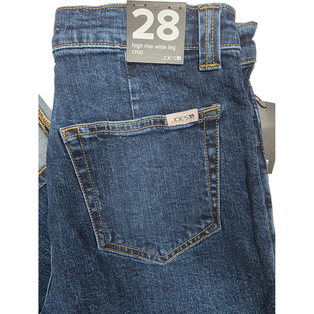 Joe's Jeans Women's Valentina High Rise Wide-Leg Crop Jeans - Picture 3 of 10